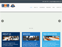 Tablet Screenshot of pcscredit.co.uk